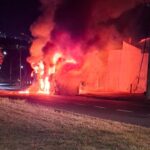 Ônibus com 38 estudantes é destruído por incêndio no Triângulo Mineiro - Foto: Divulgação/CBMMG