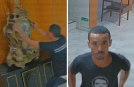 Moraes manda prender novamente homem que quebrou relógio histórico em 8 de janeiro e pede investigação de juiz - Foto: Reprodução