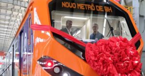 Metrô de Belo Horizonte vai ganhar 24 novos trens em 2026 - Foto: Reprodução/Redes Sociais