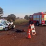 Colisão entre ambulância e carreta deixa três mortos na MGC-154, no Triângulo Mineiro - Foto: Divulgação/Corpo de Bombeiros