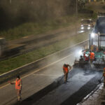 BR-040 segue com obras de recapeamento em várias cidades de MG; confira trechos com intervenções nesta semana - Foto: Divulgação/ Via Cristais