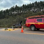 Três pessoas morrem após acidente frontal em rodovia de MG - Foto: Divulgação/CBMMG