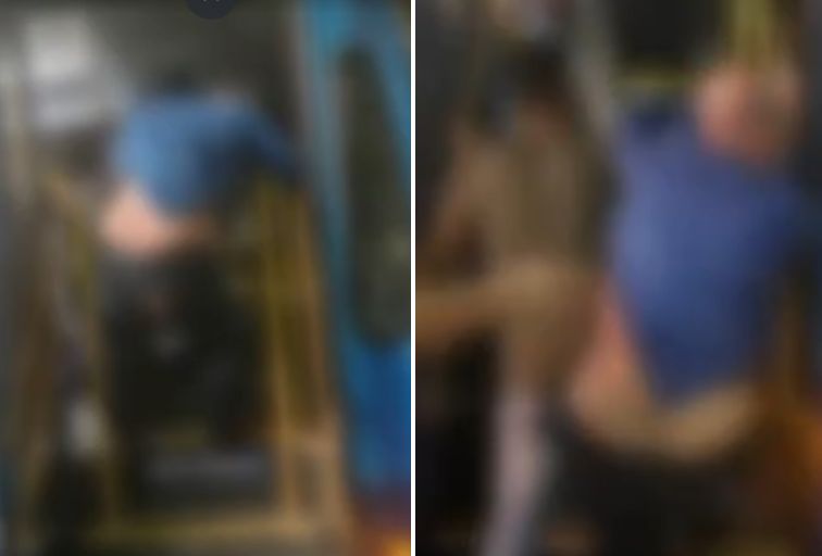Motoristas de ônibus e de app brigam após desentendimento no trânsito em BH Motoristas de ônibus e de app brigam após desentendimento no trânsito em BH - Foto: Reprodução