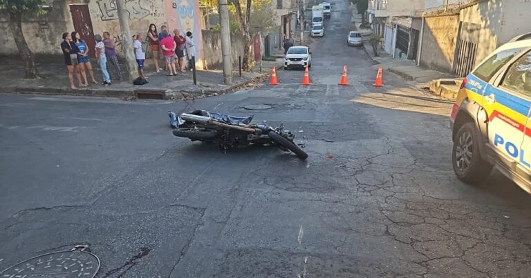 Motociclista morre em acidente com ônibus em rua do bairro Pindorama, em BH - Foto: Divulgação