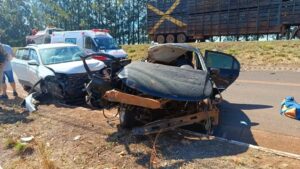 Duas crianças morrem e duas mulheres ficam gravemente feridas em acidente na BR-153, em MG - Foto: Divulgação/Concessionária Triunfo Concebra