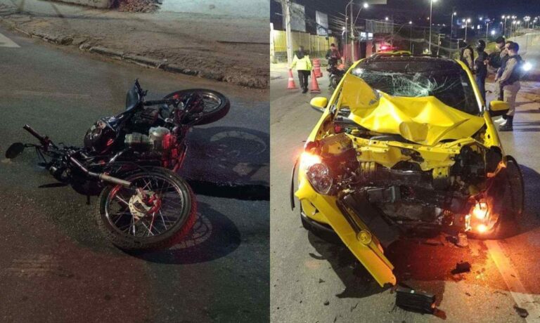 Acidente entre motoristas inabilitados e embriagado deixa dois feridos em estado grave em Contagem - Foto: Divulgação/Transcon