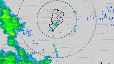 Defesa Civil de BH emite alerta de possibilidade de chuva com raios e vento - Foto: Divulgação/Defesa Civil de BH