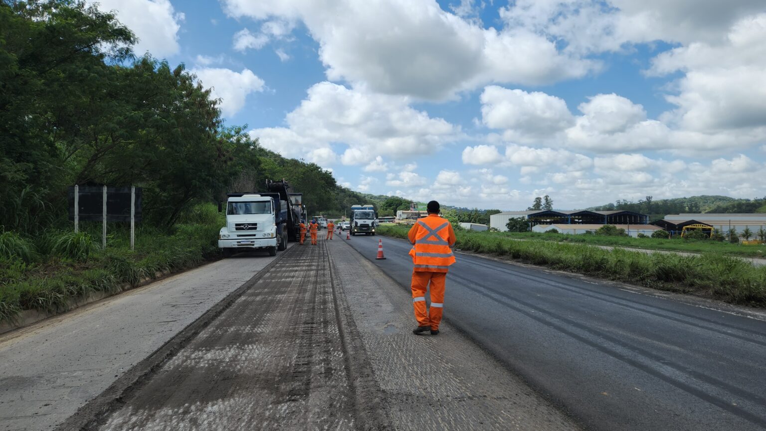 Trecho da MG-424 será interditado a partir desta quinta-feira para avanço de obras entre Sete Lagoas e BH - Foto: Divulgação/DER-MG