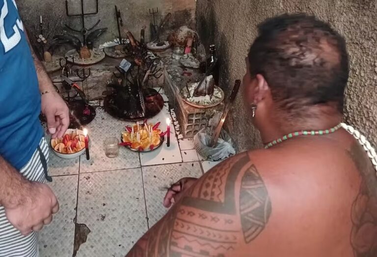Pai de santo é preso suspeito de estuprar adolescente durante ritual em terreiro de BH - Foto: Divulgação/PMMG