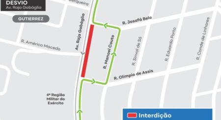 Raja Gabaglia será interditada para obras da Copasa a partir deste sábado (12) - Foto: