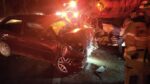 Acidente entre carros deixa 10 feridos na BR-116, em Muriaé - Foto: Divulgação/CBMMG