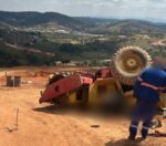 Homem morre em acidente com máquina de rolo compressor em Conselheiro Lafaiete - Foto: Divulgação/CBMMG