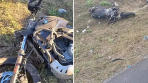 Motociclista morre em acidente na MG-424, em Confins - Foto: Reprodução