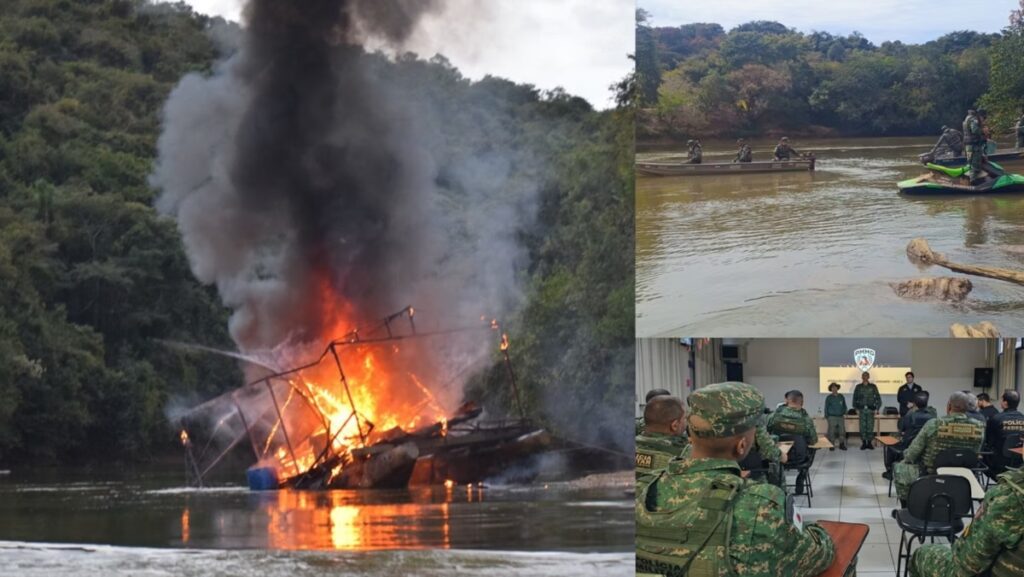 Megaoperação contra garimpo ilegal destrói 12 áreas clandestinas no Sul de Minas Megaoperação contra garimpo ilegal destrói 12 áreas clandestinas no Sul de Minas - Foto: Divulgação/PMMG