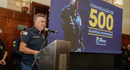 Prefeito de BH convoca 500 novos guardas municipais para reforçar segurança - Foto: Júnia Garrido/PBH