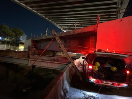 Mulher é encontrada morta dentro do Ribeirão Arrudas, em BH - Foto: Divulgação/CBMMG