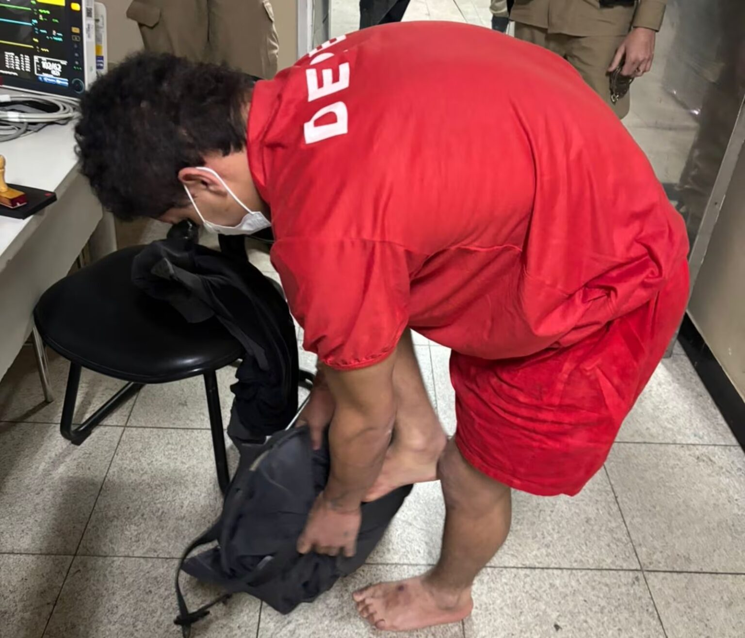 Detento que matou policial penal é transferido para penitenciária no Norte de Minas Detento que matou policial penal durante escolta é transferido para penitenciária no Norte de Minas - Foto: Reprodução