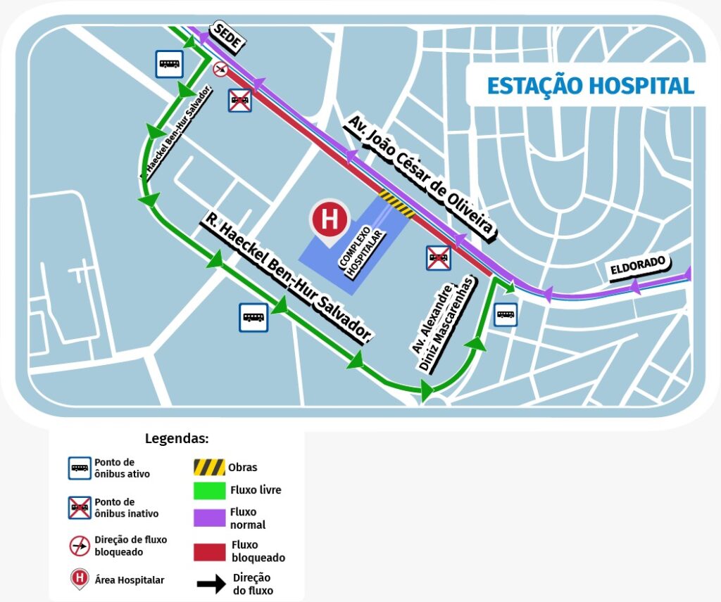 Obras interditam Avenida João César de Oliveira, em Contagem, a partir de domingo (10) Obras interditam avenida João César de Oliveira, em Contagem, a partir de domingo (10) - Foto: Divulgação/Prefeitura de Contagem