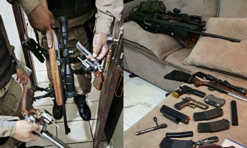 PF desmonta esquema de armas ligado a grupo criminoso em Governador Valadares - Foto: Divulgação/PF