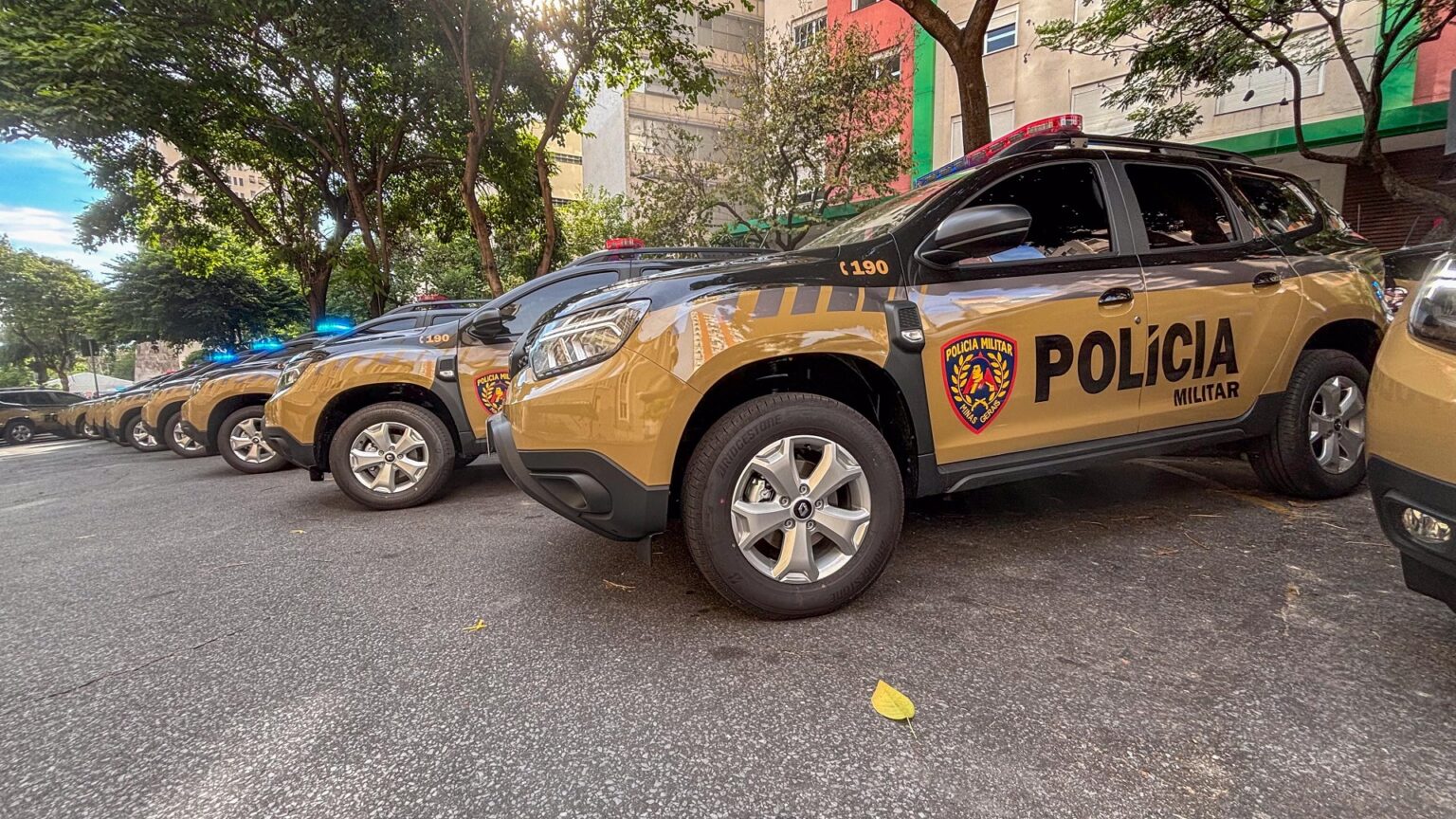 Motorista de aplicativo é atacado durante pausa após corrida em BH- Foto: Divulgação/PMMG