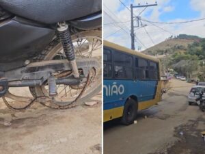 Menina de 8 anos morre atropelada por ônibus após queda de moto em Manhuaçu - Foto: Reprodução