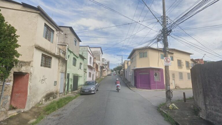 Homem é morto a tiros no bairro Santa Efigênia, em BH - Foto: Reprodução/Google Street View