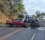Acidente frontal deixa vítimas e interdita trecho da BR-040, em Congonhas - Foto: Reprodução/Redes Sociais