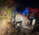 Motorista morre após carro capotar na Rodovia do Calçado, em Nova Serrana - Foto: Divulgação/CBMMG