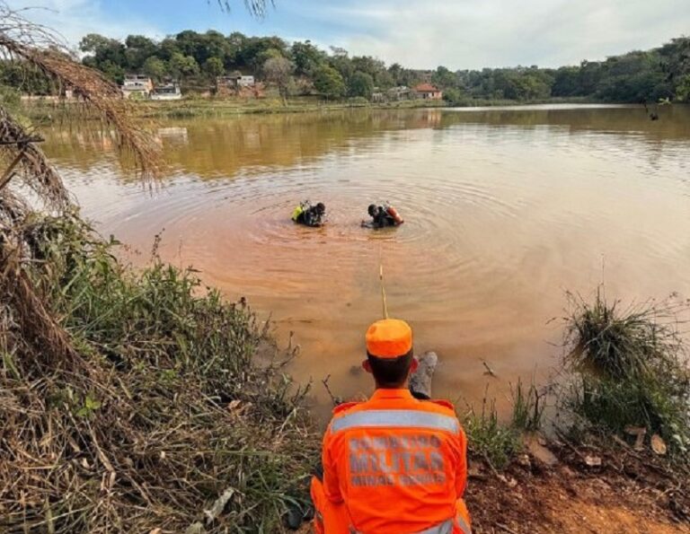 Homem morre afogado em lagoa de Mateus Leme - Foto: Divulgação/CBMMG