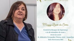 Velório da médica Maggy Lopes reúne familiares e colegas em BH - Foto: Reprodução/Redes Sociais