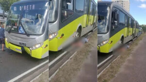 Idoso é atropelado por ônibus do Move na Avenida Vilarinho, em BH - Foto: Reprodução