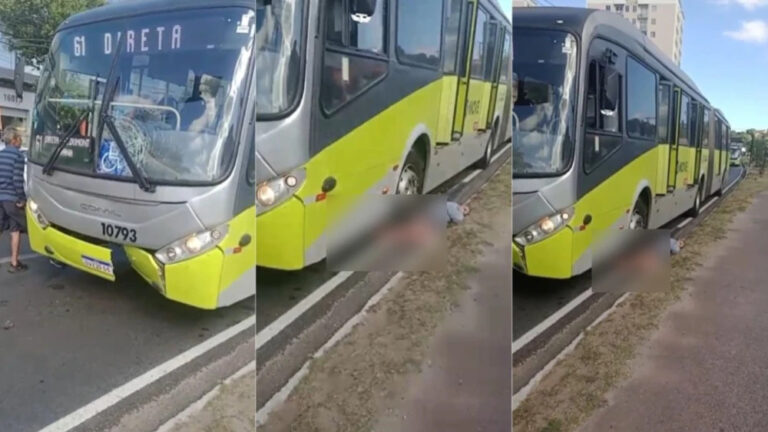 Idoso é atropelado por ônibus do Move na Avenida Vilarinho, em BH - Foto: Reprodução