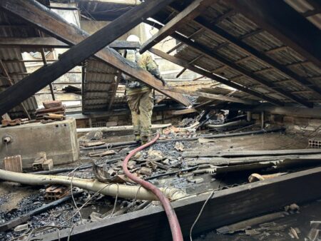 Incêndio atinge hotel no Centro de Belo Horizonte - Foto: Divulgação/CBMMG