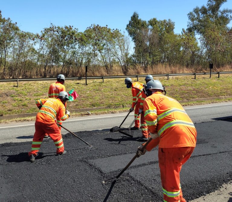 BR-040 recebe obras de recapeamento entre BH e Cristalina - Foto: Divulgação/Via Cristais