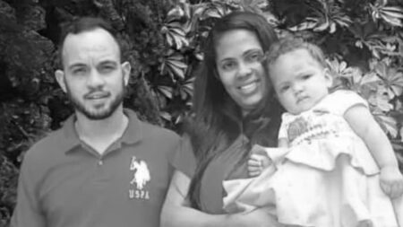 Casal e filha de cinco anos morrem afogados no Rio Paracatu, em Brasilândia de Minas - Foto: Reprodução