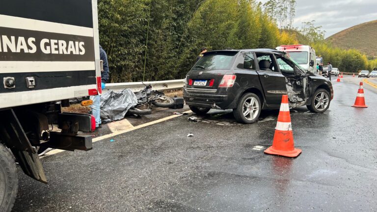 Servidor do IF Sudeste MG morre em acidente de moto na BR-040, em Santos Dumont - Foto: Peterson Escobar/Divulgação