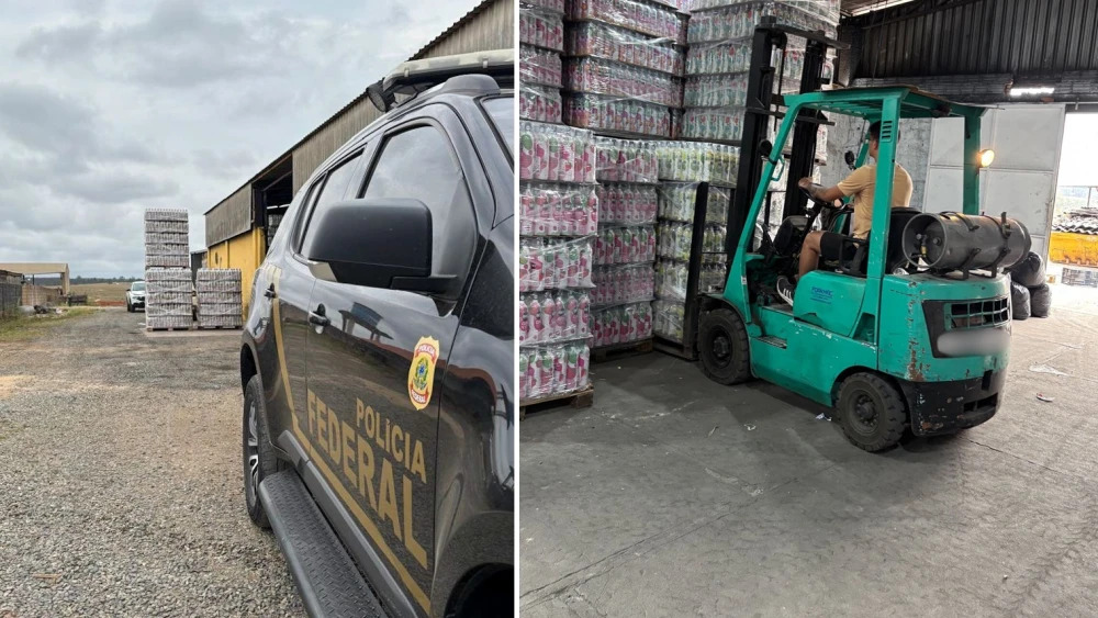Indústrias de bebidas passam por fiscalização da PF em Minas - Foto: Divulgação/PF