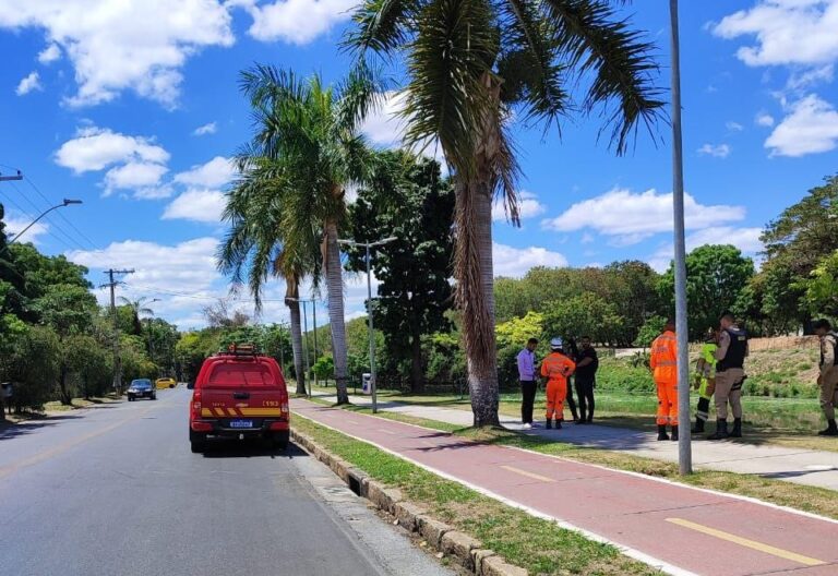 Corpos de casal de idosos são encontrados boiando na Lagoa da Pampulha, em BH - Foto: Divulgação/CBMMG
