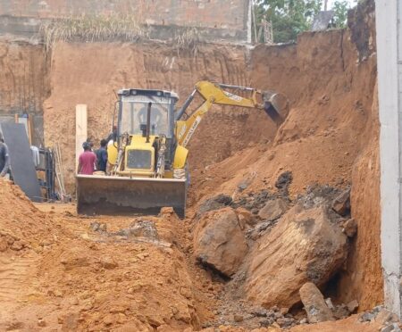 Desabamento em obra deixa trabalhador morto e sete feridos em Lagoa da Prata - Foto: Luiz Francisco/Rádio Veredas