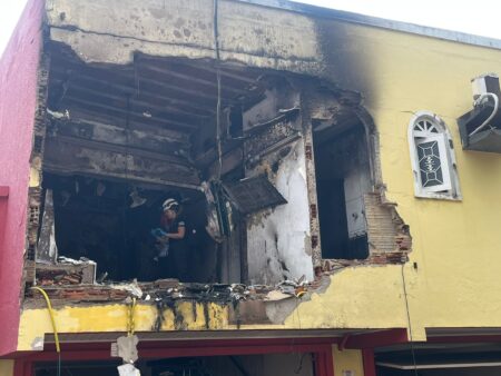 Explosão em motel deixa homem morto em Governador Valadares - Foto: Alice Mourão/TV Leste