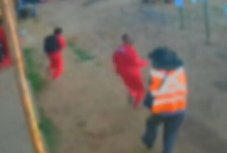 Detento do semiaberto é morto a tiros em obra em Ribeirão das Neves - Foto: Reprodução/Câmera de segurança