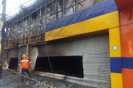 Defesa Civil interdita parcialmente loja após incêndio na Avenida Pedro II, em BH - Foto: Divulgação/Defesa Civil de BH