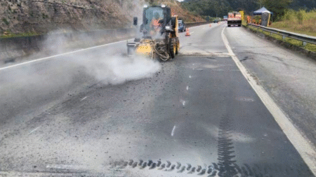 BR-040 terá manutenção de pavimento em Nova Lima neste sábado (11) BR-040 terá manutenção de pavimento em Nova Lima neste sábado (11) - Foto: Divulgação/EPR Via Mineira