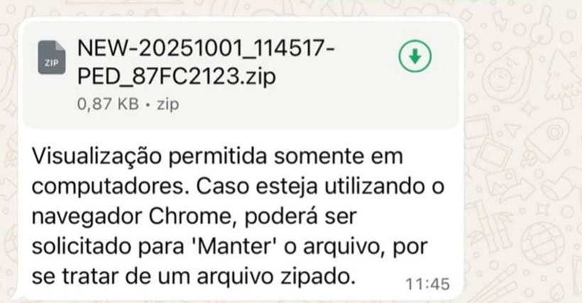 Vírus no WhatsApp Web rouba dados bancários e se espalha pelo Brasil - Foto: Reprodução