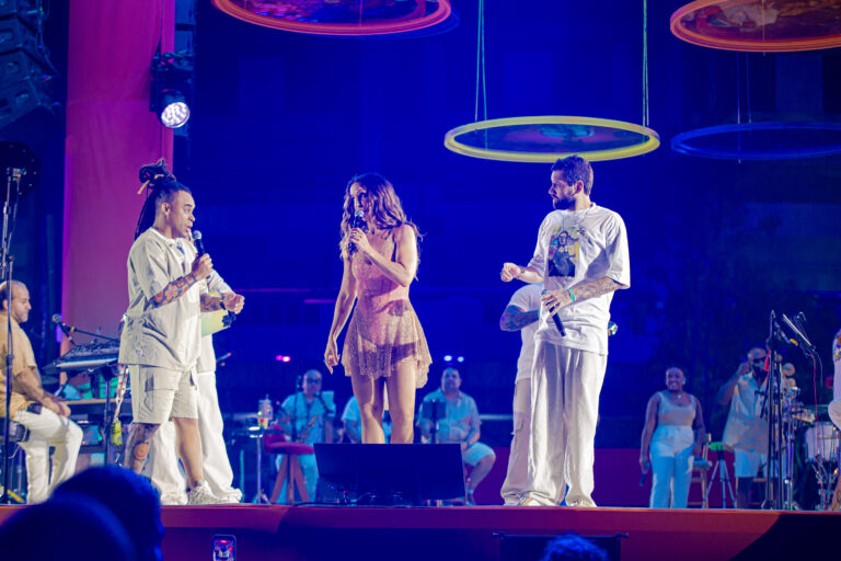 Beg Cadeia e Bogé, do Akatu, com Ivete Sangalo - Foto: Divulgação/@lucianoluns