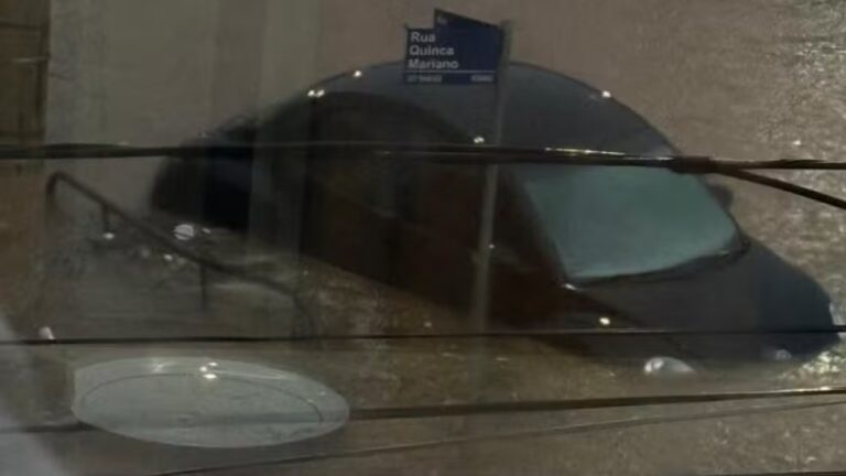 Chuvas deixam 13 cidades de Minas Gerais em situação de emergência Chuva em Araguari - Foto: Reprodução/Redes Sociais