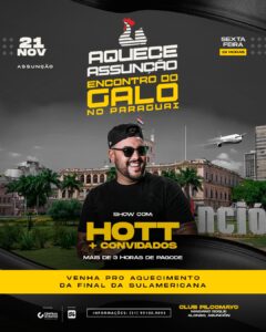 Festa do Galo no Paraguai: show de pagode agita a torcida na véspera da final da Sul-Americana FEED 5