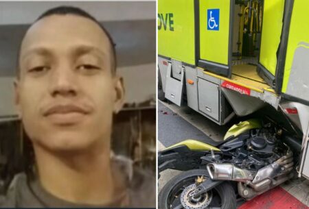 Comunidade escolar presta homenagem a porteiro morto em acidente com ônibus em BH Comunidade escolar presta homenagem a porteiro morto em acidente com ônibus em BH - Foto: Reprodução + Divulgação/CBMMG