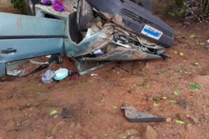 Mãe e esposa de motorista morrem após acidente próximo da BR-040, em Barbacena Mãe e esposa de motorista morrem após acidente próximo da BR-040, em Barbacena - Foto: Divulgação/CBMMG