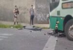 Motociclista morre em acidente com ônibus em rua no bairro Salgado Filho, em BH - Foto: Reprodução/Redes Sociais